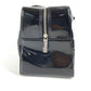 CHANEL Shoulder Bag enamel black Chocolate bar CC COCO Mark logo