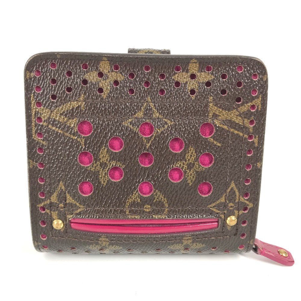 LOUIS VUITTON Folded wallet M95188 Monogram Perfo Canvas pink Monogram Perfo Compact zip