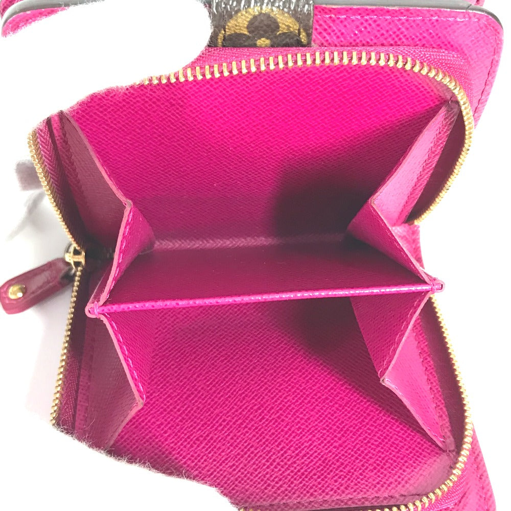 LOUIS VUITTON Folded wallet M95188 Monogram Perfo Canvas pink Monogram Perfo Compact zip