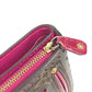 LOUIS VUITTON Folded wallet M95188 Monogram Perfo Canvas pink Monogram Perfo Compact zip