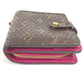 LOUIS VUITTON Folded wallet M95188 Monogram Perfo Canvas pink Monogram Perfo Compact zip