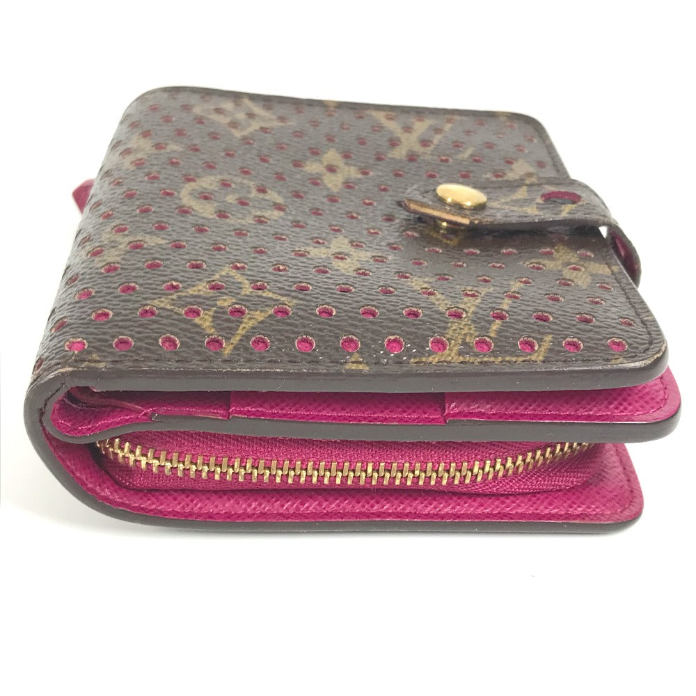 LOUIS VUITTON Folded wallet M95188 Monogram Perfo Canvas pink Monogram Perfo Compact zip