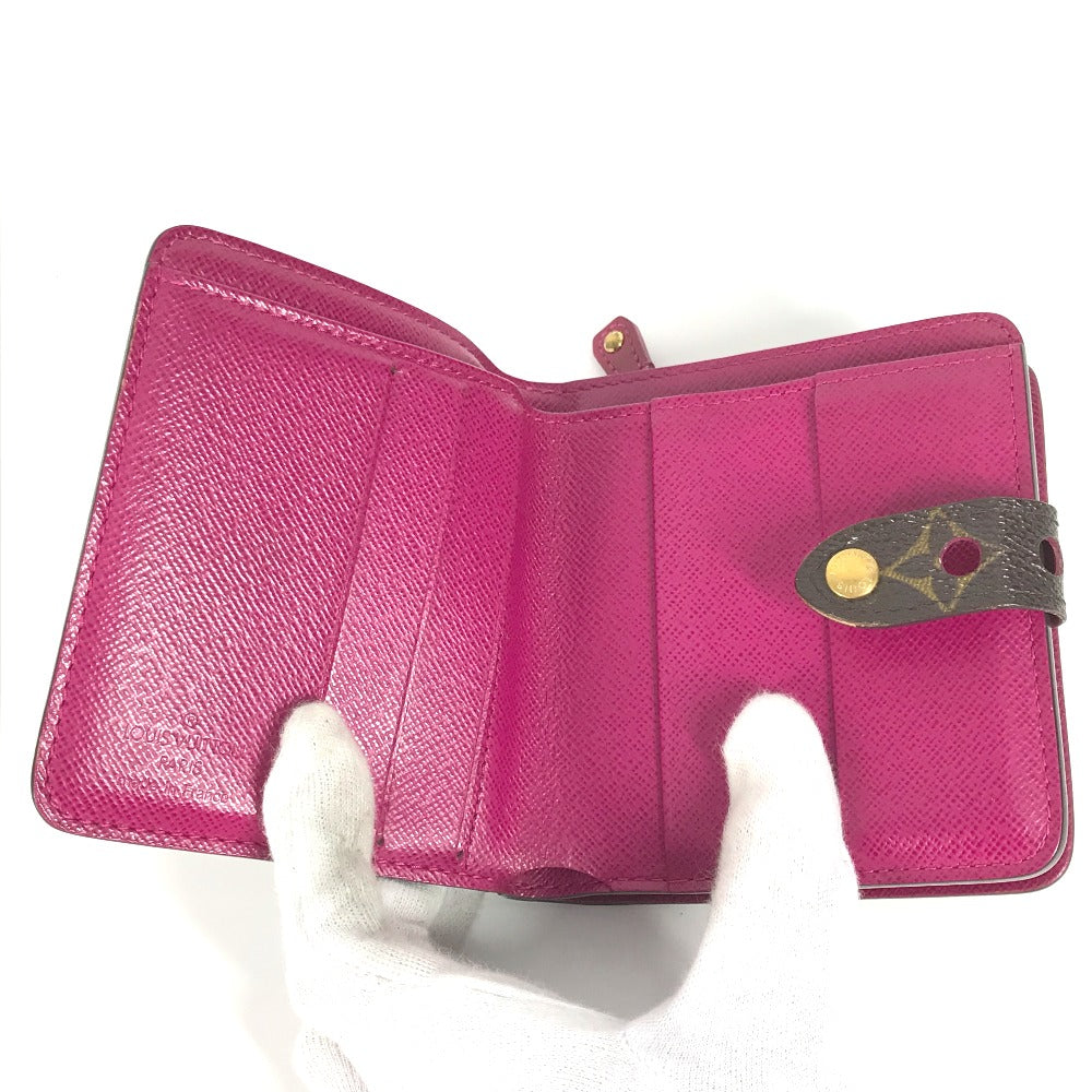 LOUIS VUITTON Folded wallet M95188 Monogram Perfo Canvas pink Monogram Perfo Compact zip