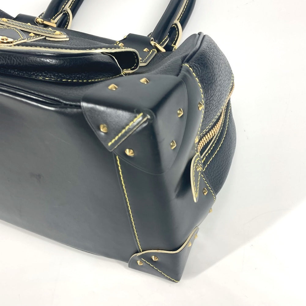 LOUIS VUITTON Handbag M91892 Suhari leather black Suhari Spaerb Women Used Authentic