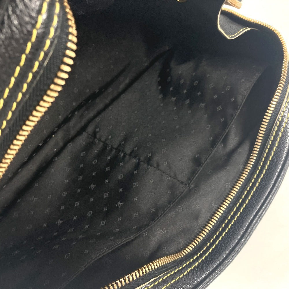 LOUIS VUITTON Handbag M91892 Suhari leather black Suhari Spaerb Women Used Authentic