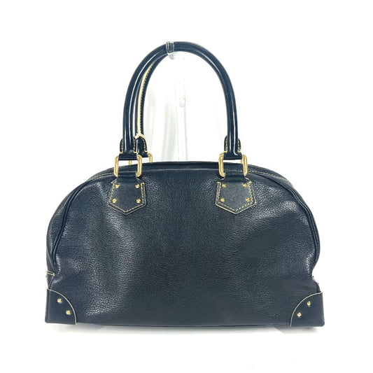 LOUIS VUITTON Handbag M91892 Suhari leather black Suhari Spaerb Women Used Authentic
