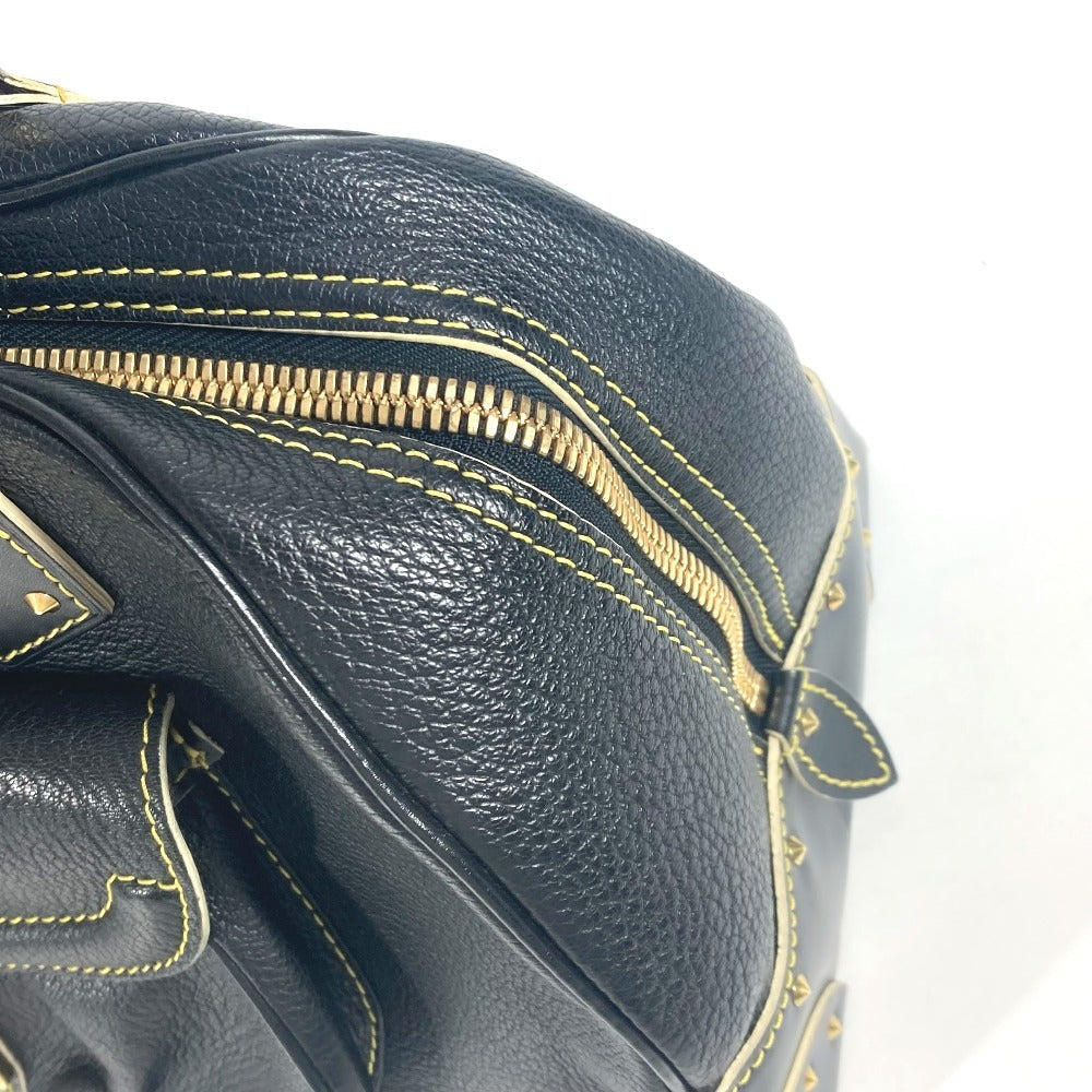 LOUIS VUITTON Handbag M91892 Suhari leather black Suhari Spaerb Women Used Authentic