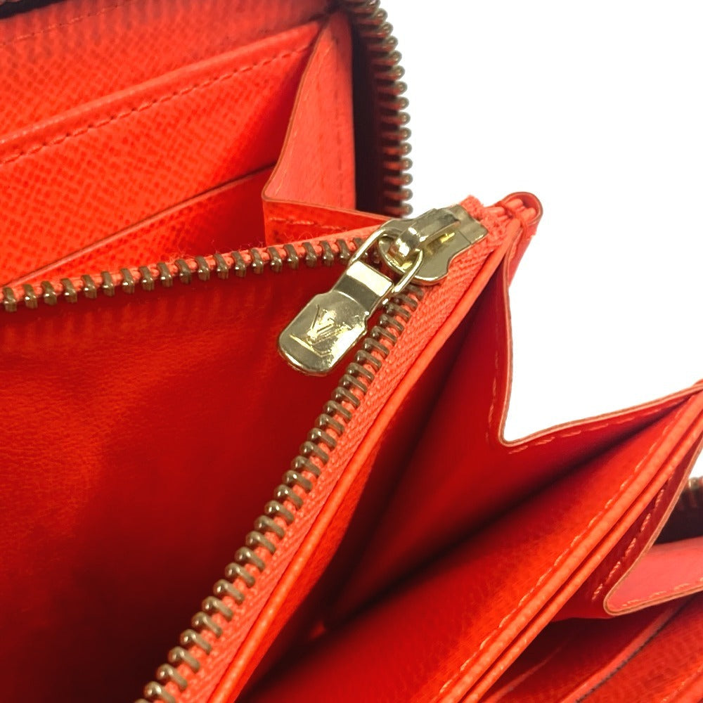 LOUIS VUITTON Long Wallet Purse M93711 MonogramGraffitiCanvas Orange Monogram graffiti Zippy wallet
