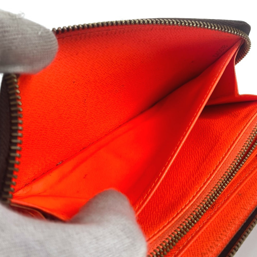 LOUIS VUITTON Long Wallet Purse M93711 MonogramGraffitiCanvas Orange Monogram graffiti Zippy wallet
