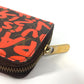 LOUIS VUITTON Long Wallet Purse M93711 MonogramGraffitiCanvas Orange Monogram graffiti Zippy wallet