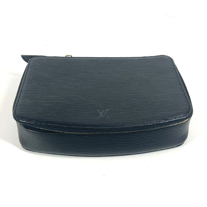 LOUIS VUITTON Pouch M48362 Epi Leather black Epi posh monte carlo