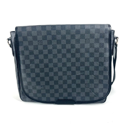 LOUIS VUITTON Shoulder Bag N58029 Damier Grafitto Canvas black Damier Grafitte Daniel MM