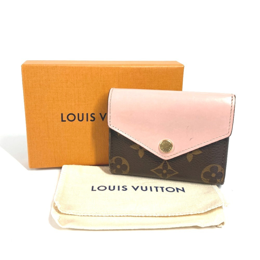 LOUIS VUITTON Trifold wallet M62933 Monogram canvas pink Monogram Portefeuille Zoe