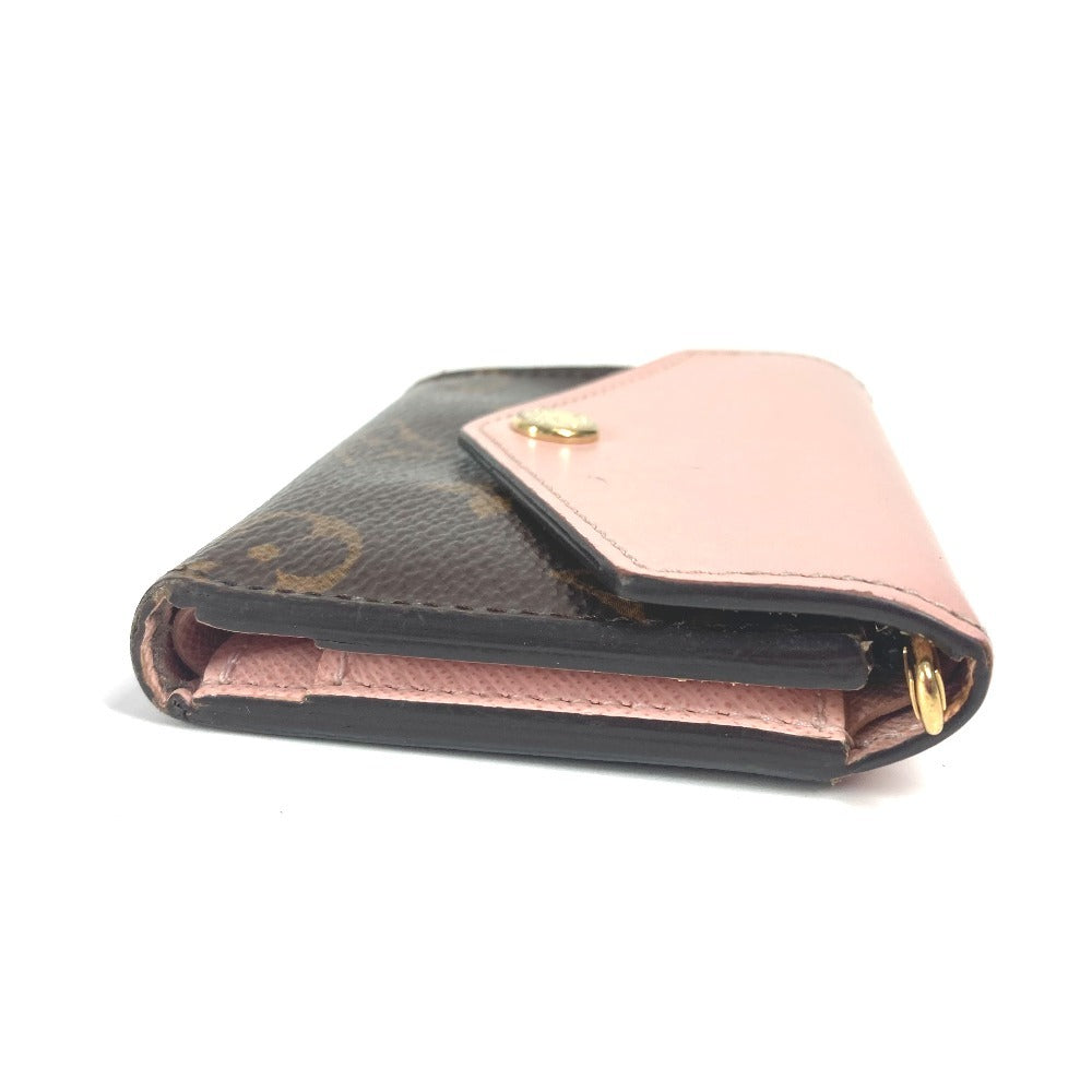 LOUIS VUITTON Trifold wallet M62933 Monogram canvas pink Monogram Portefeuille Zoe