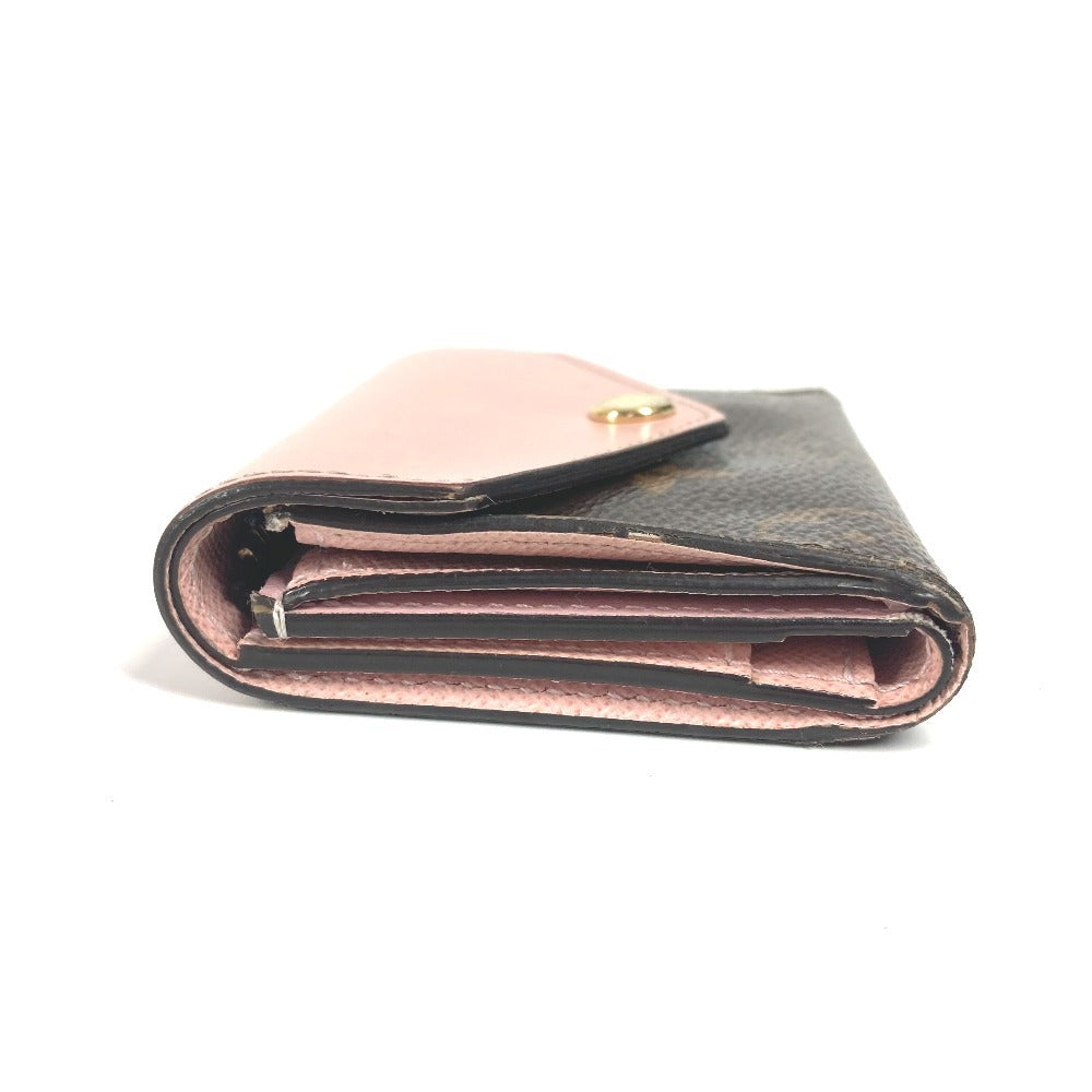 LOUIS VUITTON Trifold wallet M62933 Monogram canvas pink Monogram Portefeuille Zoe