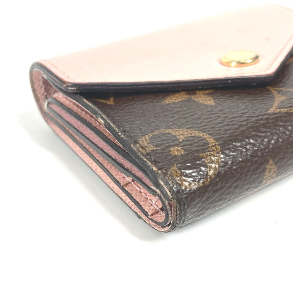 LOUIS VUITTON Trifold wallet M62933 Monogram canvas pink Monogram Portefeuille Zoe