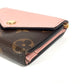 LOUIS VUITTON Trifold wallet M62933 Monogram canvas pink Monogram Portefeuille Zoe