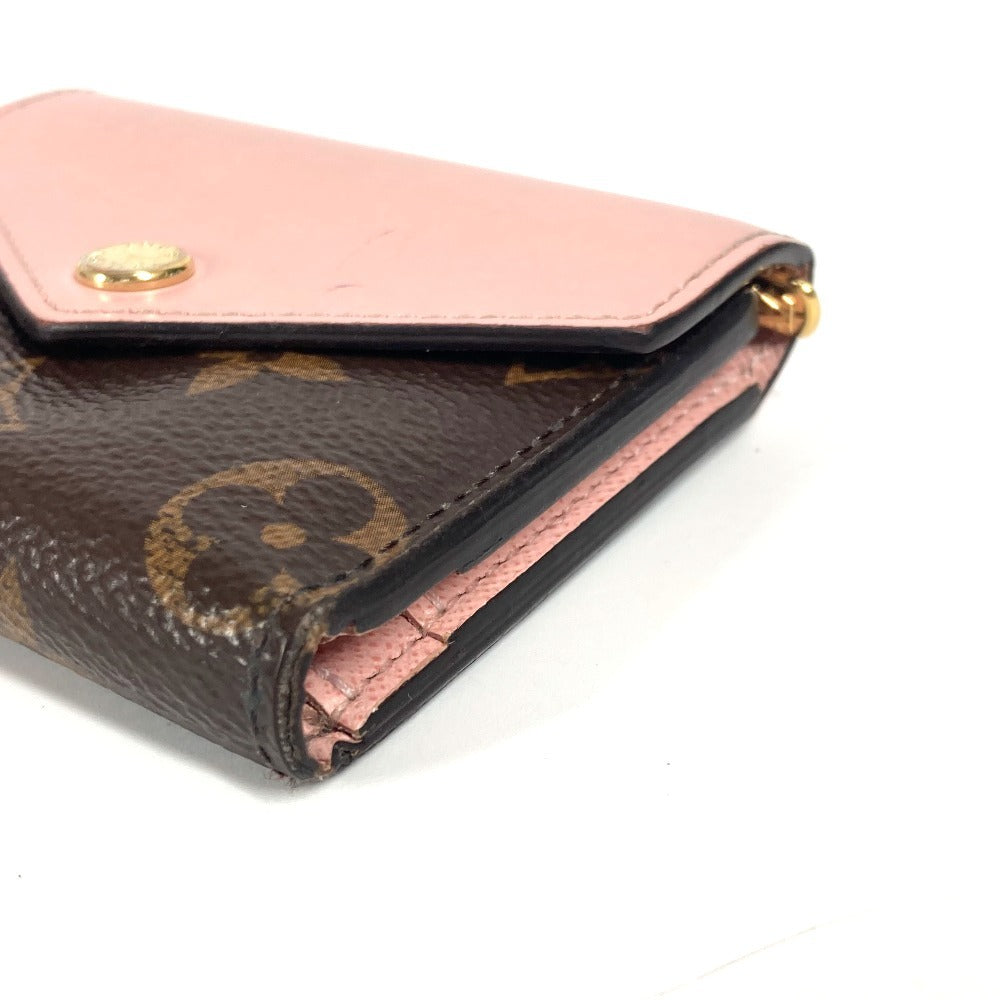 LOUIS VUITTON Trifold wallet M62933 Monogram canvas pink Monogram Portefeuille Zoe