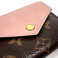 LOUIS VUITTON Trifold wallet M62933 Monogram canvas pink Monogram Portefeuille Zoe