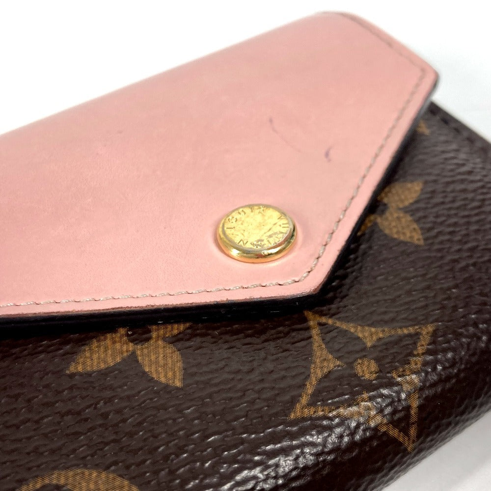 LOUIS VUITTON Trifold wallet M62933 Monogram canvas pink Monogram Portefeuille Zoe