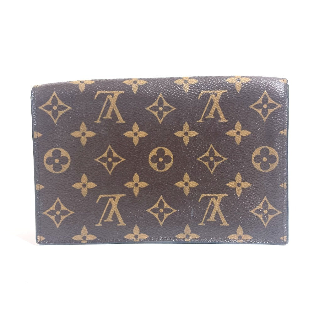 LOUIS VUITTON Long Wallet Purse M69578 Monogram canvas Brown Monogram Portefeuille Flor Chain
