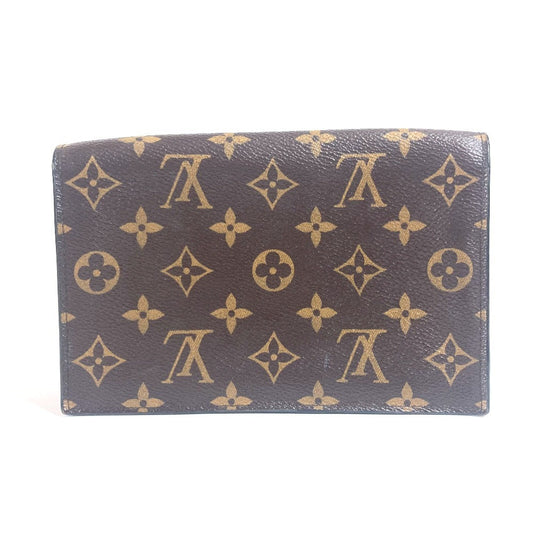 LOUIS VUITTON Long Wallet Purse M69578 Monogram canvas Brown Monogram Portefeuille Flor Chain