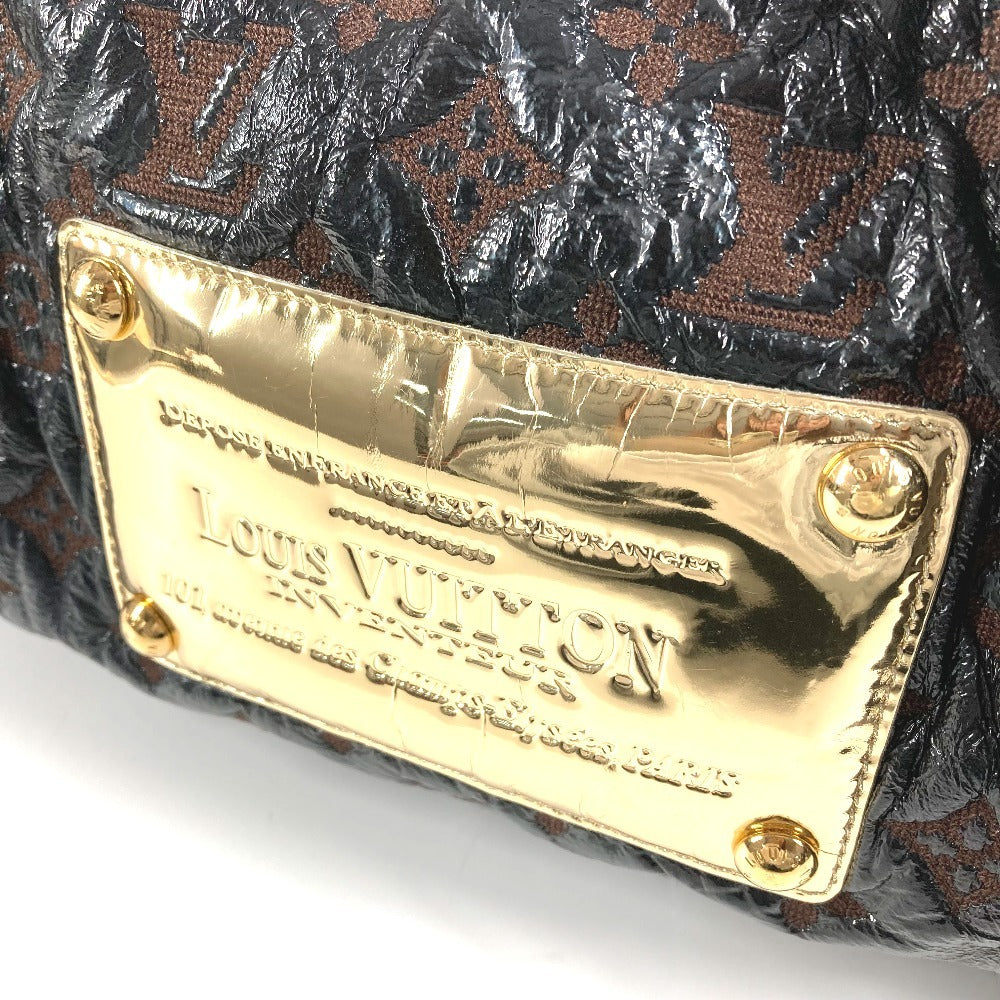 LOUIS VUITTON Shoulder Bag M95259 Leather/Canvas, Plastics black Monogram Elvinyl Squeeze