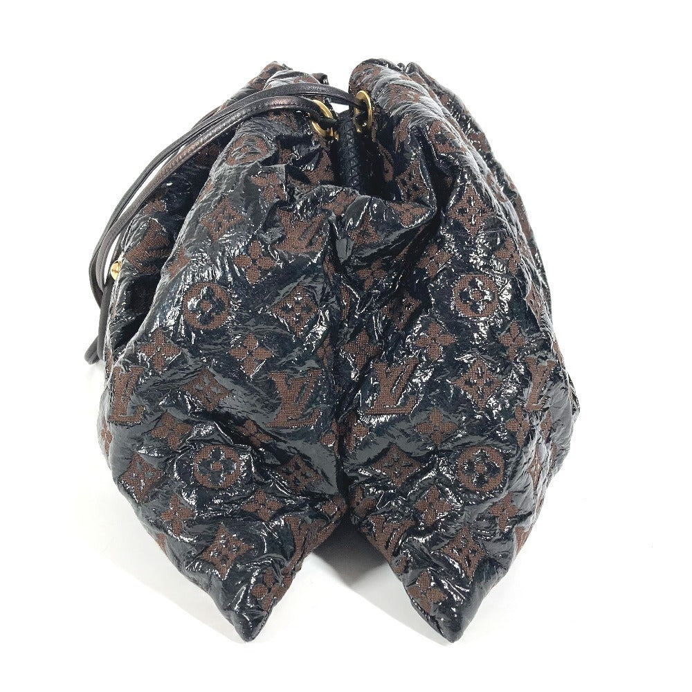 LOUIS VUITTON Shoulder Bag M95259 Leather/Canvas, Plastics black Monogram Elvinyl Squeeze