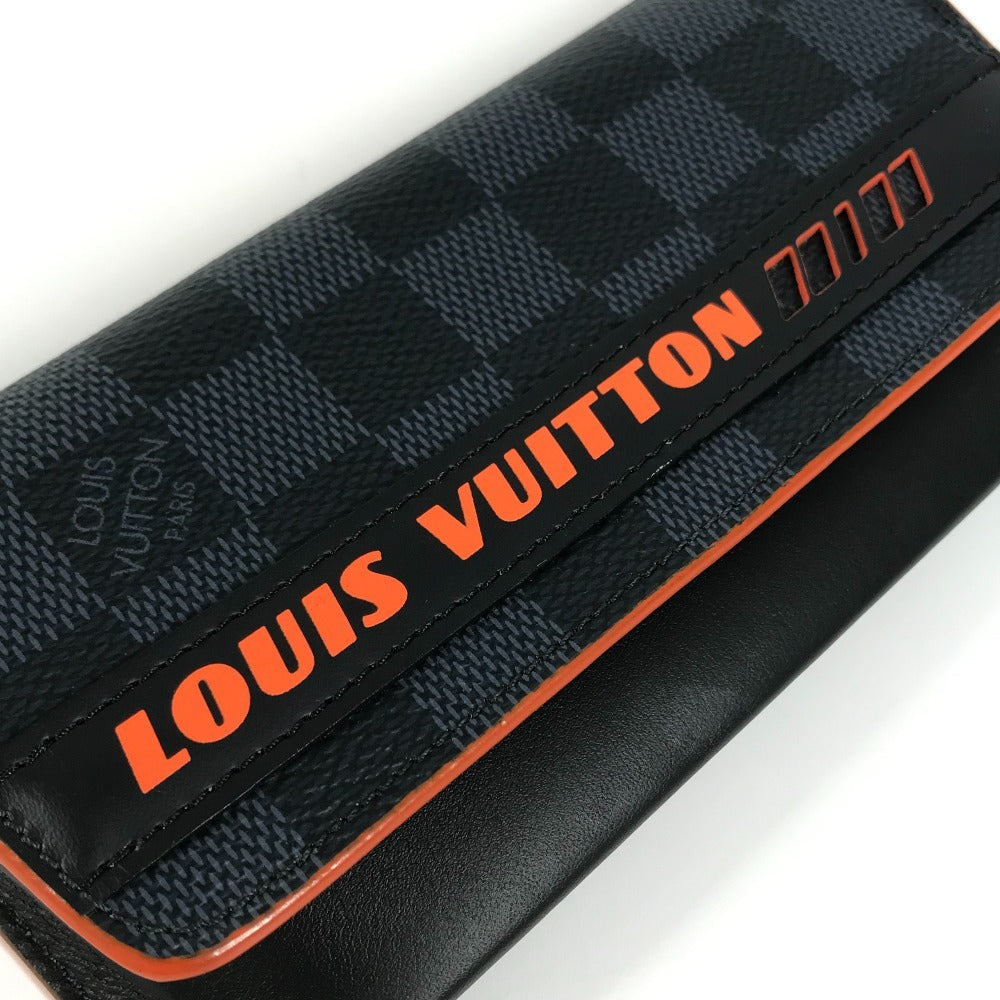 LOUIS VUITTON Pouch GI0380 Damier Cobalt Canvas Navy Damier Cobalt Etui Lunet Woody