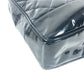 CHANEL Shoulder Bag enamel black Quilting Quilting