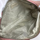CHANEL Shoulder Bag Leather / canvas pink logo