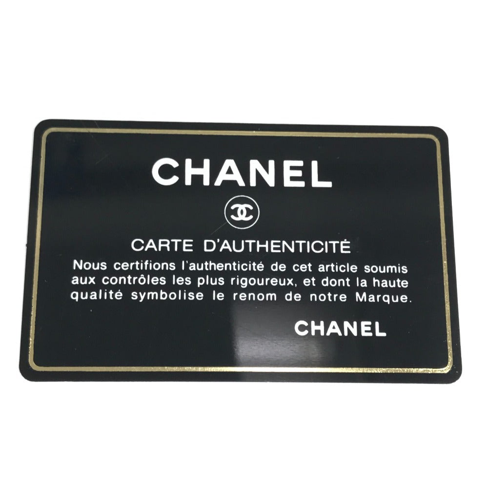 CHANEL Shoulder Bag Leather / canvas pink logo
