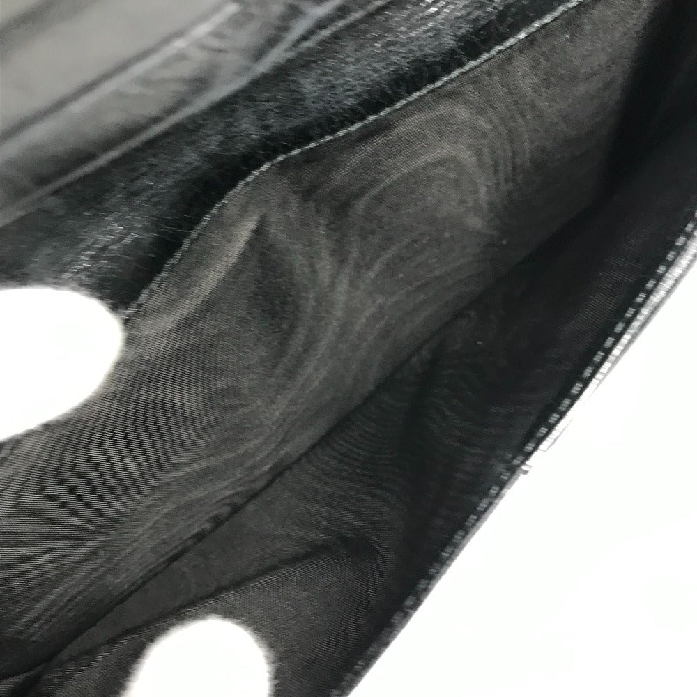 PRADA Long Wallet Purse 2M1264 leather black Skull skull