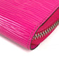 LOUIS VUITTON Long Wallet Purse M69347 Epi Leather pink Epi Zippy wallet