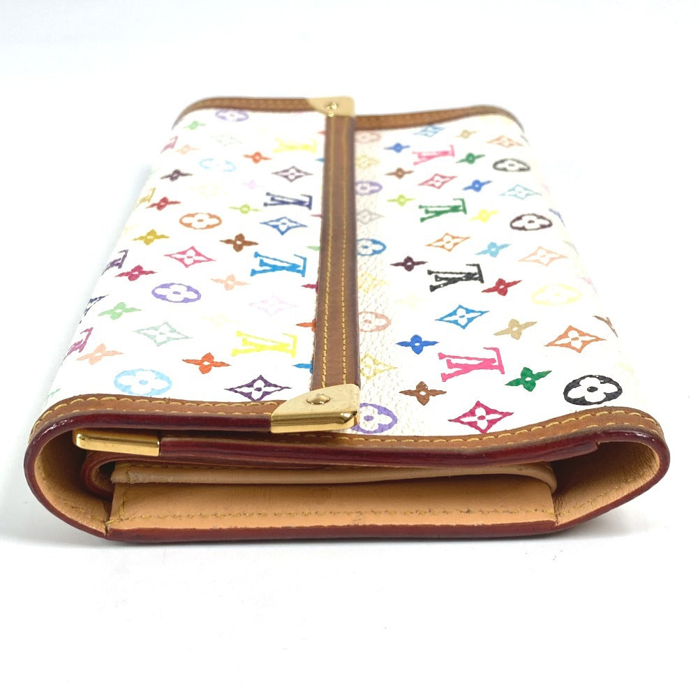 LOUIS VUITTON Trifold wallet M92659 Monogram multicolor canvas white Monogram multicolor Porte Tresor International
