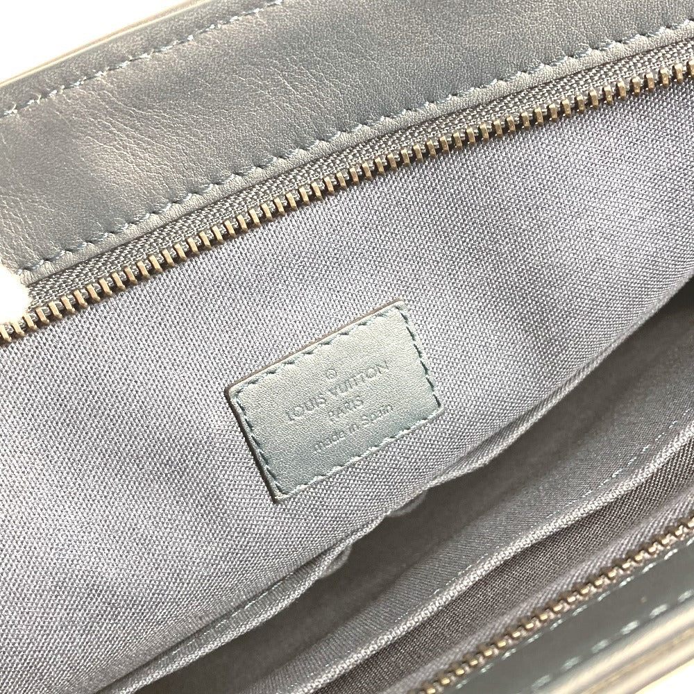 LOUIS VUITTON Tote Bag N41567 Damier Anfini Leather Navy Damier Anfini 7DW