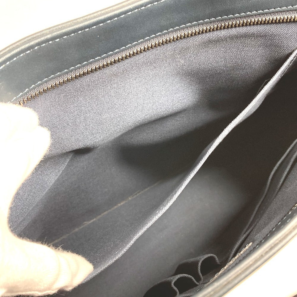 LOUIS VUITTON Tote Bag N41567 Damier Anfini Leather Navy Damier Anfini 7DW