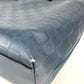 LOUIS VUITTON Tote Bag N41567 Damier Anfini Leather Navy Damier Anfini 7DW