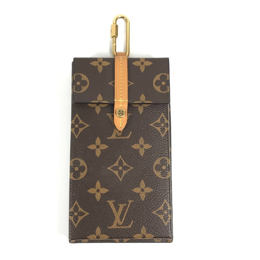LOUIS VUITTON Pouch M68523 Monogram canvas Brown Monogram Box phone case
