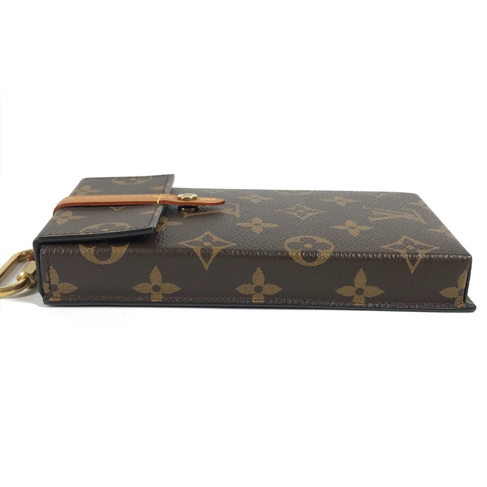 LOUIS VUITTON Pouch M68523 Monogram canvas Brown Monogram Box phone case