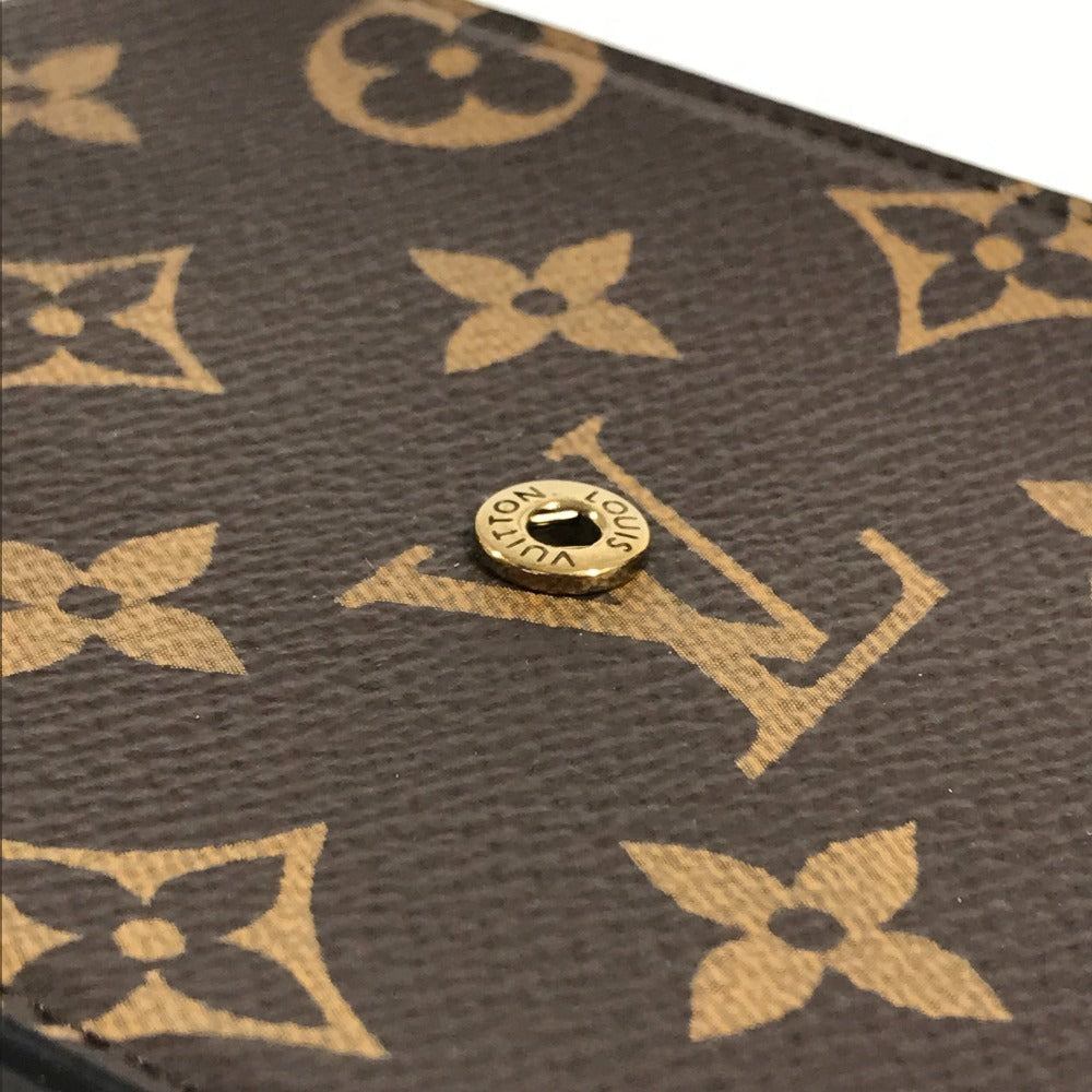 LOUIS VUITTON Pouch M68523 Monogram canvas Brown Monogram Box phone case