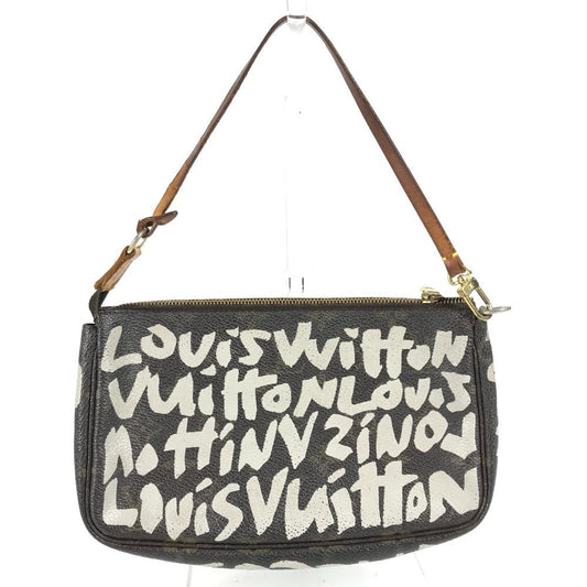 LOUIS VUITTON Shoulder Bag M92192 MonogramGraffitiCanvas White / brown Monogram graffiti Pochette Accessoires