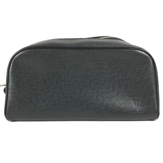 LOUIS VUITTON business bag M30222 Taiga Leather black Taiga Truest Cracking PM