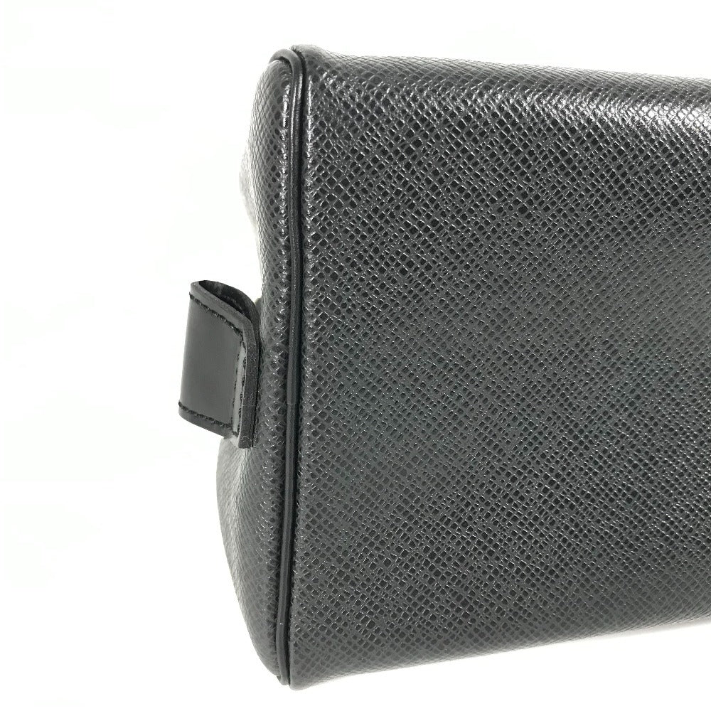 LOUIS VUITTON business bag M30222 Taiga Leather black Taiga Truest Cracking PM