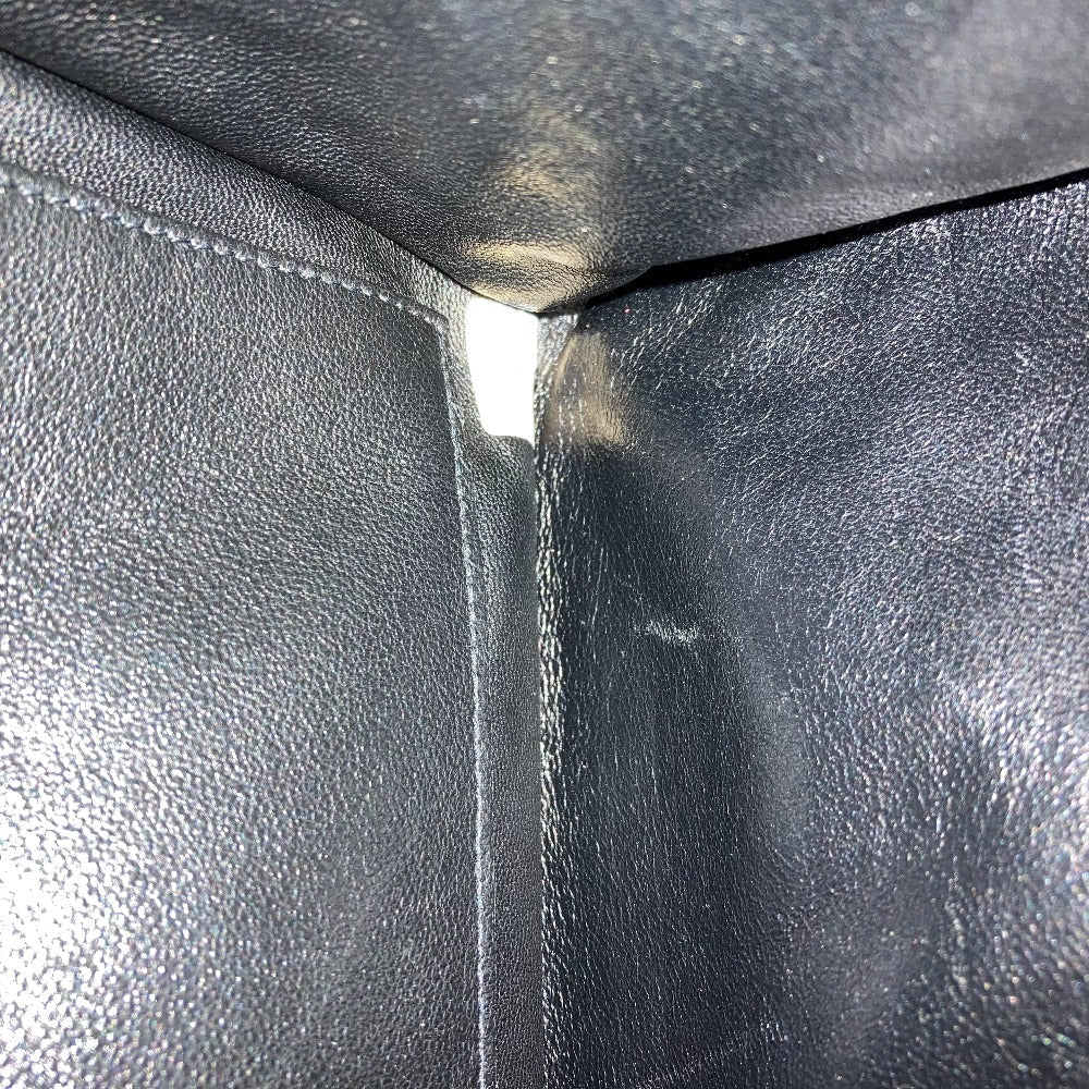 CHANEL Shoulder Bag Straw / leather Orange vintage Matrasse quilting