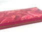 LOUIS VUITTON Long Wallet Purse M90019 Patent leather pink Ikat flower Zippy wallet