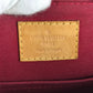 LOUIS VUITTON Handbag M91593 Patent leather Red Vernis Rayule stripe Alma BB