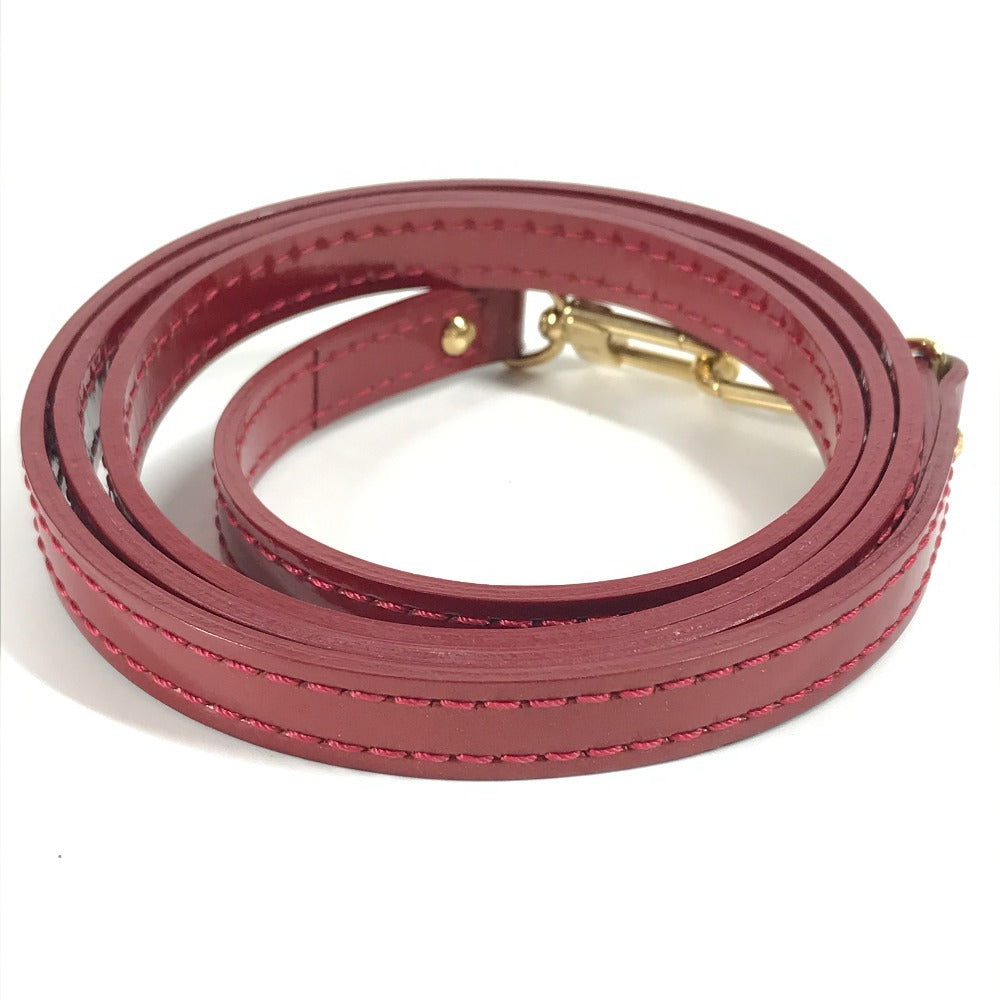 LOUIS VUITTON Handbag M91593 Patent leather Red Vernis Rayule stripe Alma BB