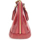 LOUIS VUITTON Handbag M91593 Patent leather Red Vernis Rayule stripe Alma BB