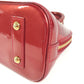 LOUIS VUITTON Handbag M91593 Patent leather Red Vernis Rayule stripe Alma BB